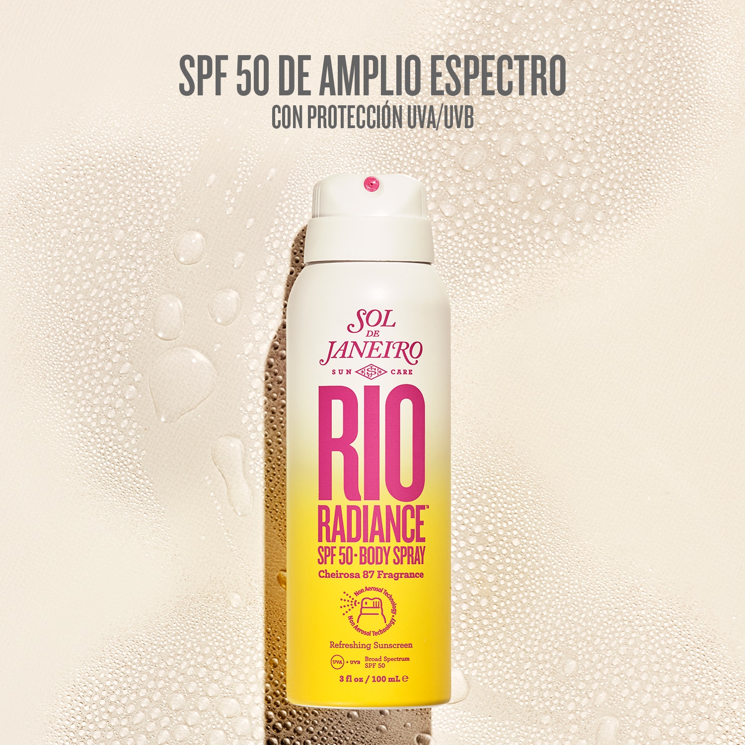 RIO RADIANCE™ SPF 50 BODY SPRAY SUNSCREEN WITH NIACINAMIDE (SPRAY CORPORAL CON PROTECCIÓN SOLAR)